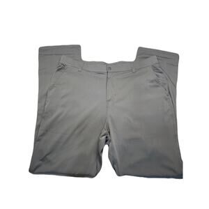 Tasc Mens Performance Motion Pant Straight Stretch Golf Casual Bamboo Gray 34x29